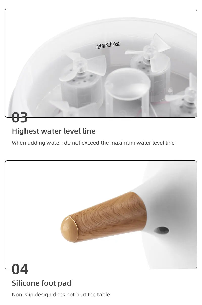 Jellyfish Aroma Humidifier Aromatherapy Diffuser Creative Ultrasonic Essential Oil Diffuser Remote Control Mist Humidifier